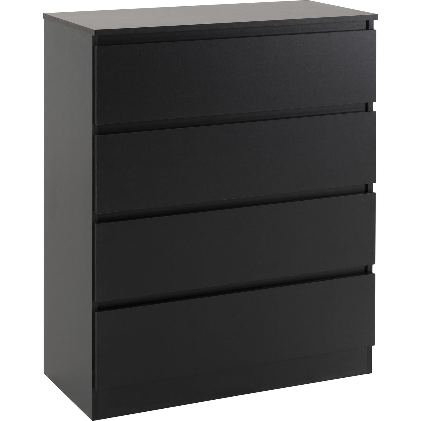 Malvern Black 4 Drawer Chest