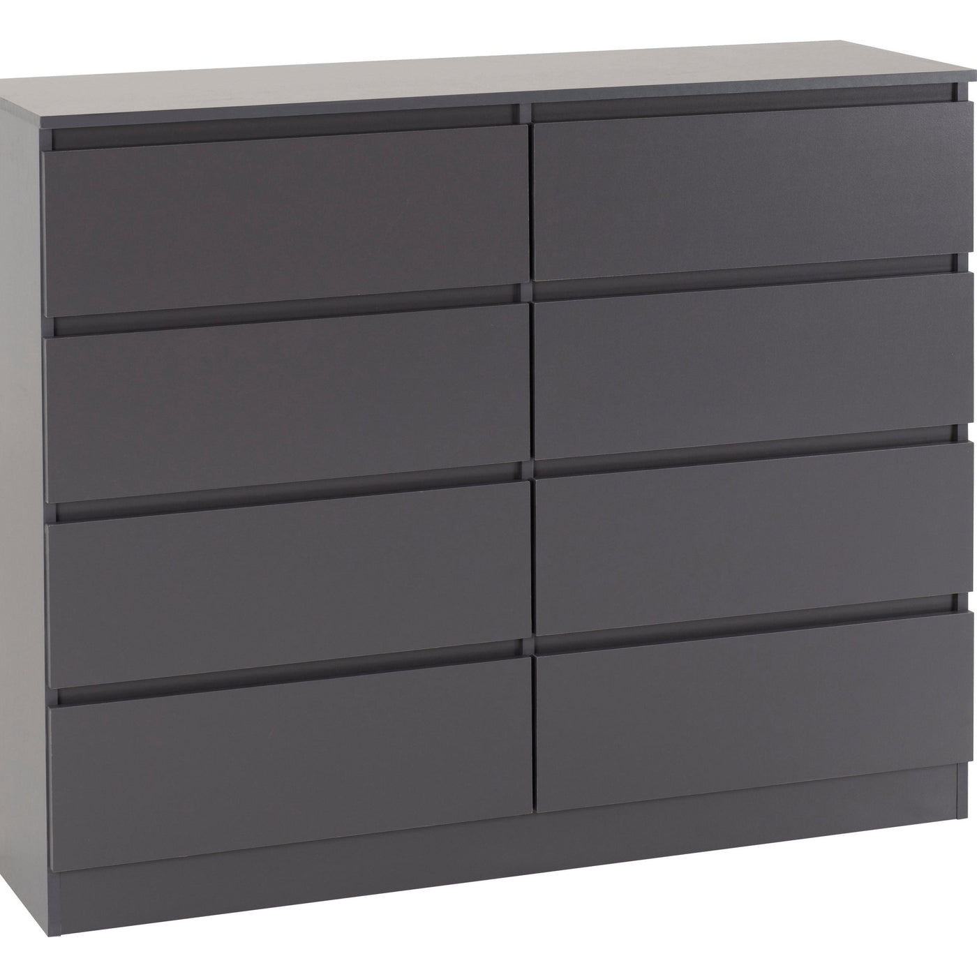 Malvern Grey 8 Drawer Chest