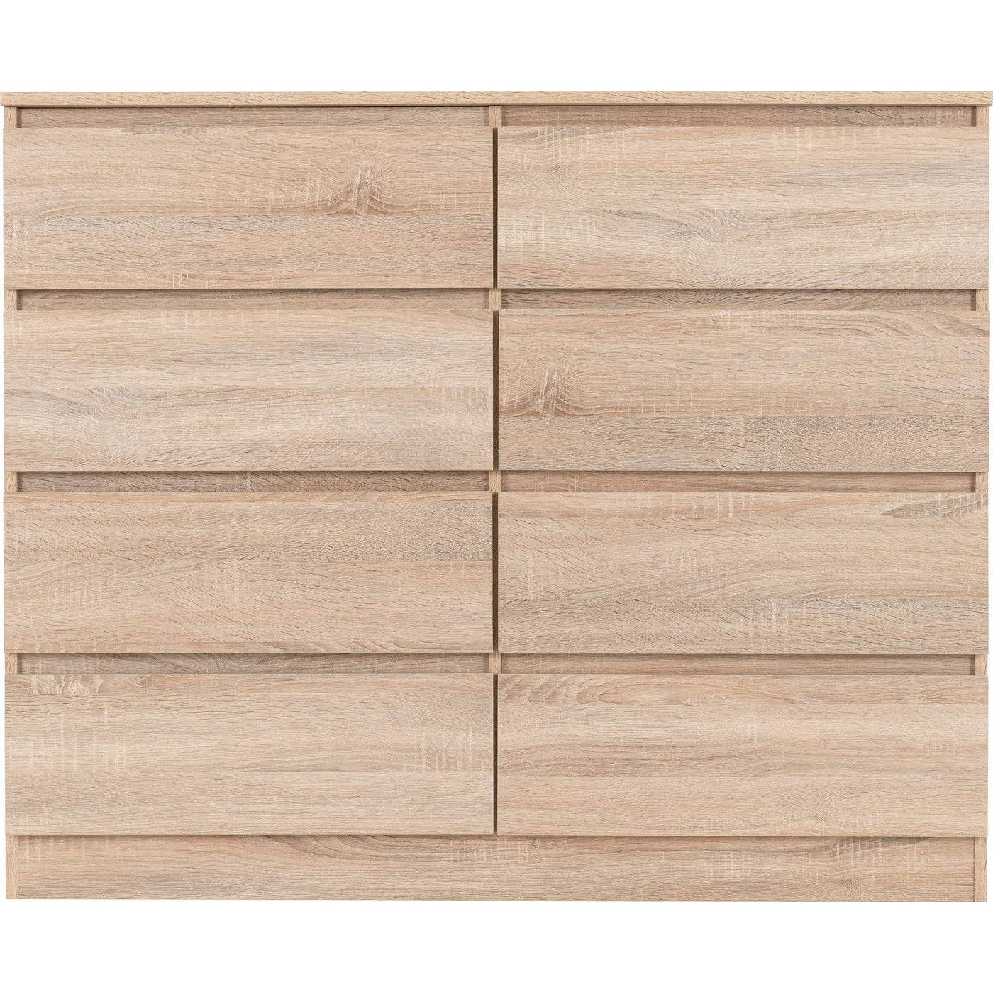 Malvern Oak 8 Drawer Chest