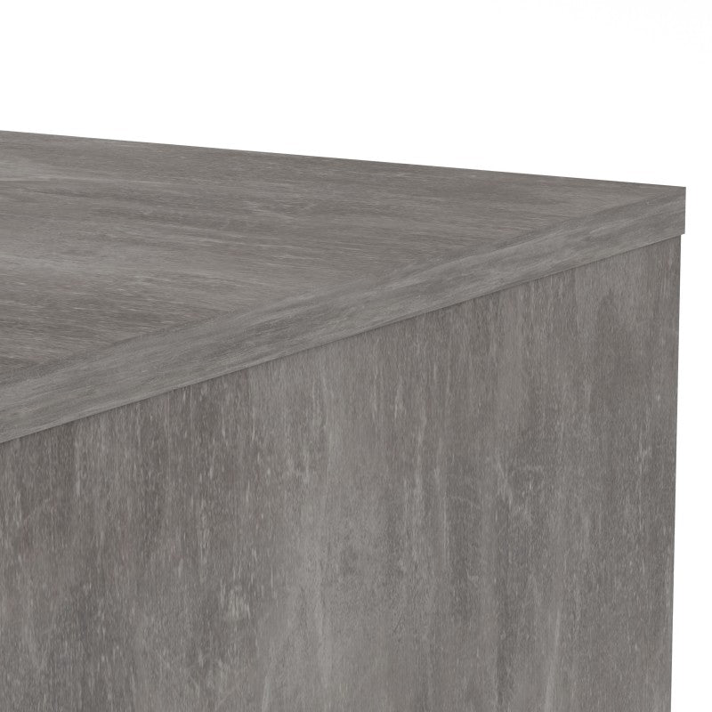 Naia White High Gloss and Concrete Sideboard