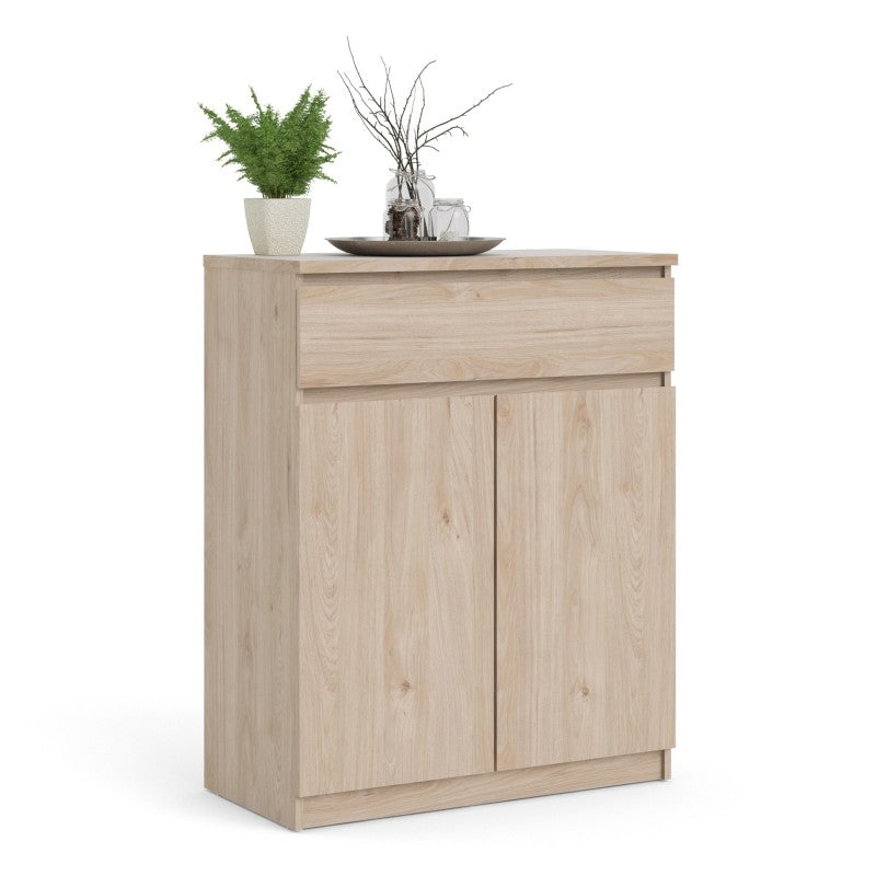 Naia White Oak Compact Sideboard