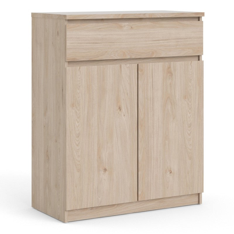 Naia White Oak Compact Sideboard