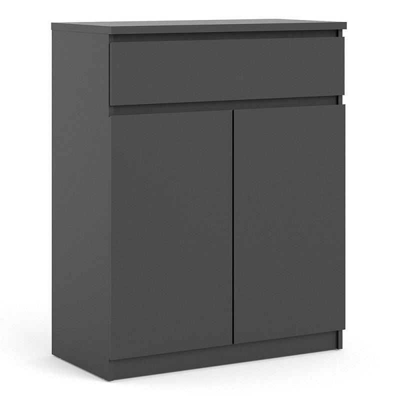 Naia Matt Black Compact Sideboard