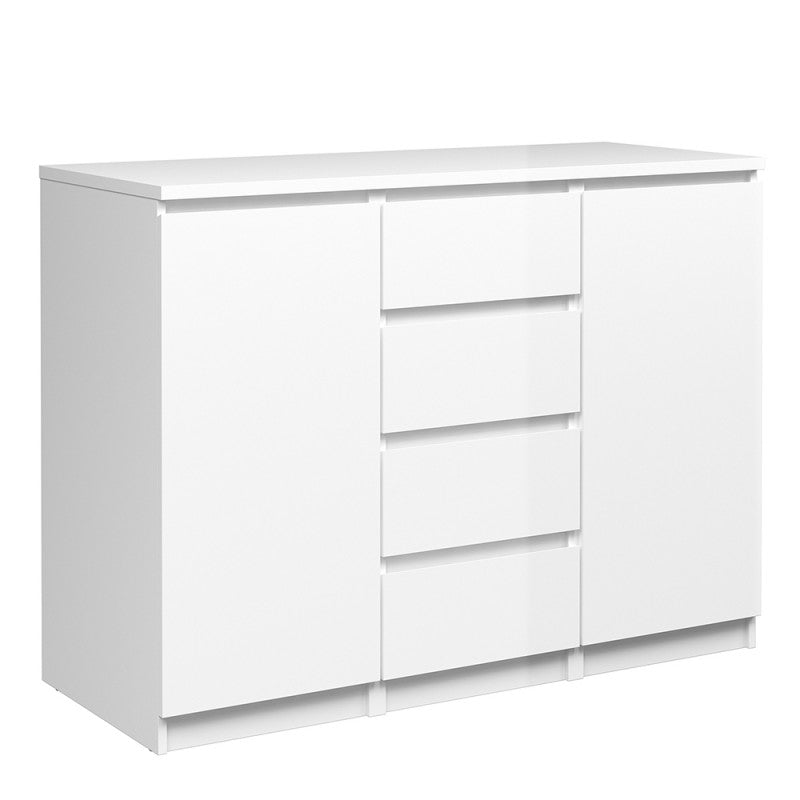 Naia White High Gloss Large Sideboard