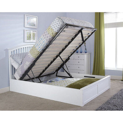 Madrid Ottoman Solid Wood Bed Frame