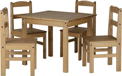 Panama Pine Dining Table Set