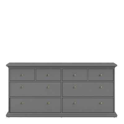 Paris Grey 8 Drawer Chest