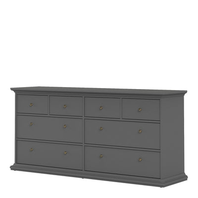 Paris Grey 8 Drawer Chest