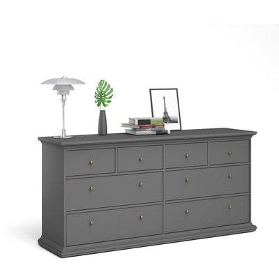 Paris Grey 8 Drawer Chest