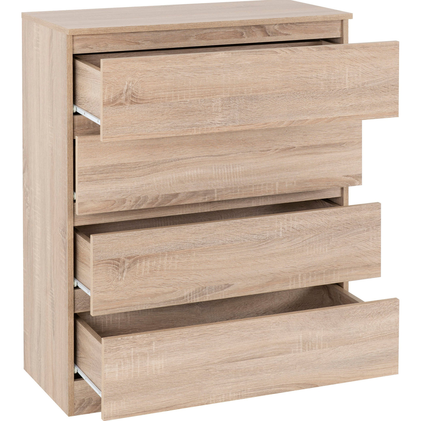 Malvern Sonoma Oak 4 Drawer Chest