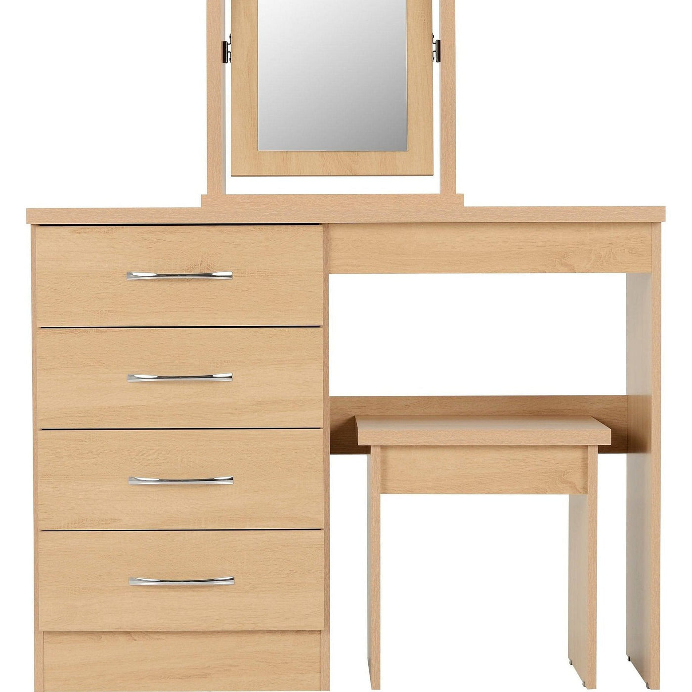 Nevada Sonoma Oak Dressing Table Set