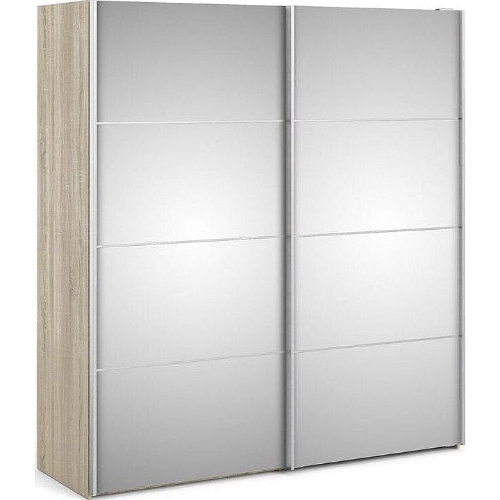 Verona Mirrored 180cm Sliding Door Wardrobe