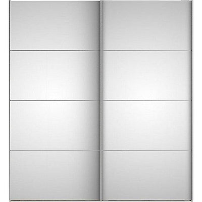 Verona Mirrored 180cm Sliding Door Wardrobe