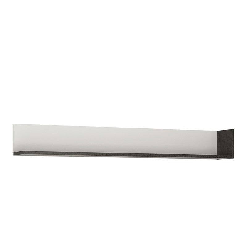 Zingaro Slate Grey and Alpine White 163cm Shelf