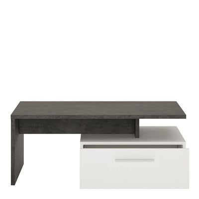 Zingaro Slate Grey and Alpine White Coffee Table