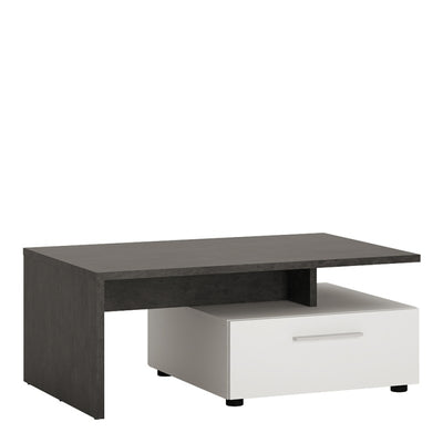 Zingaro Slate Grey and Alpine White Coffee Table